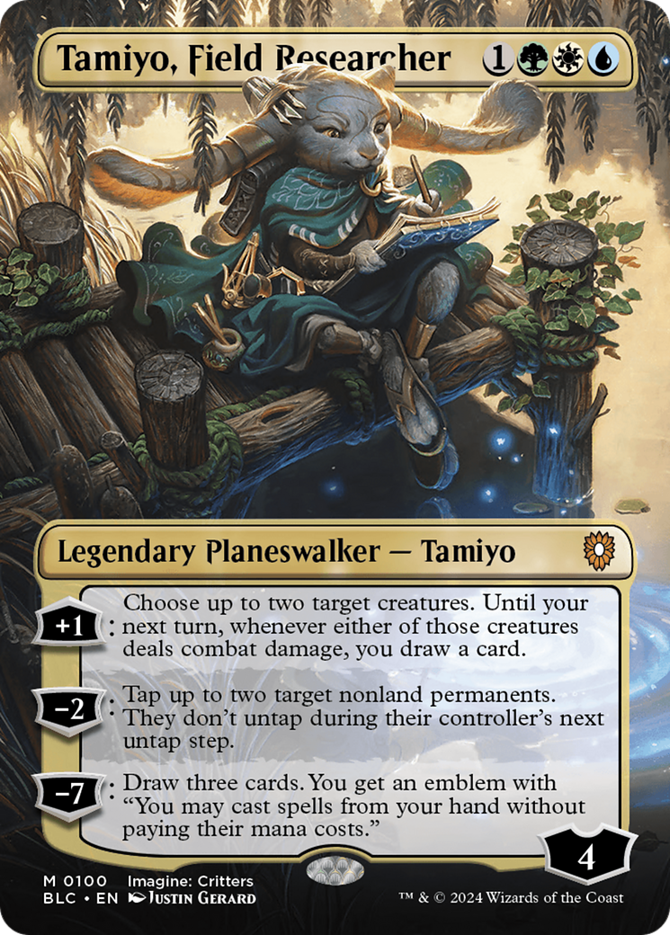 Tamiyo, Field Researcher (Borderless) [Bloomburrow Commander] | Anubis Games and Hobby