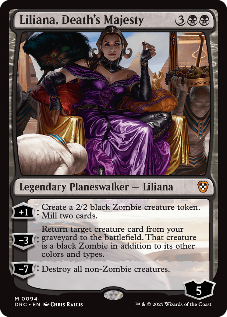 Liliana, Death's Majesty [Aetherdrift Commander] | Anubis Games and Hobby
