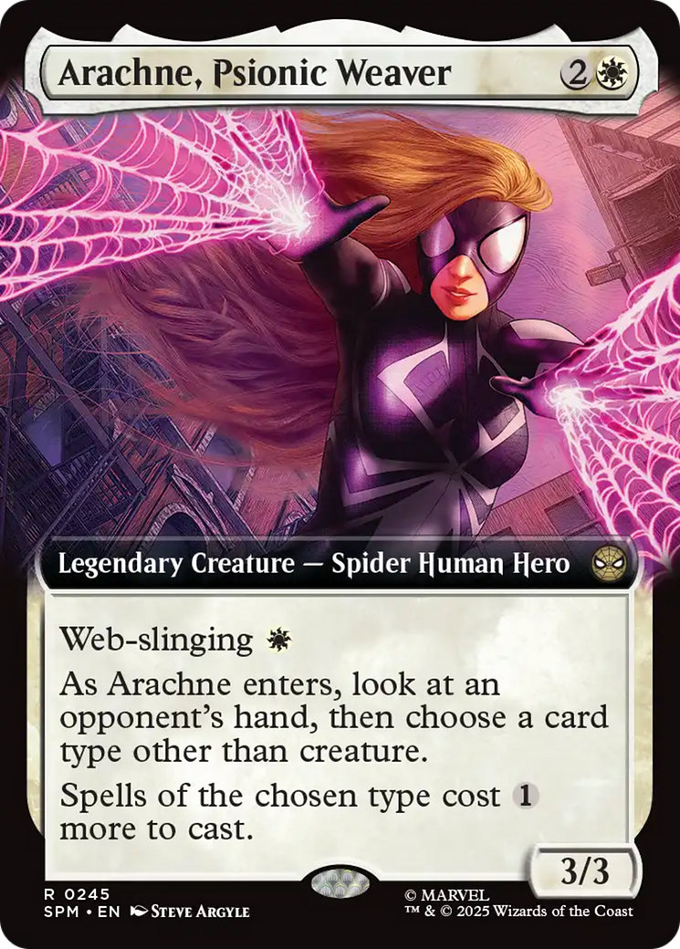 Arachne, Psionic Weaver (Extended Art) [Marvel's Spider-Man] | Anubis Games and Hobby