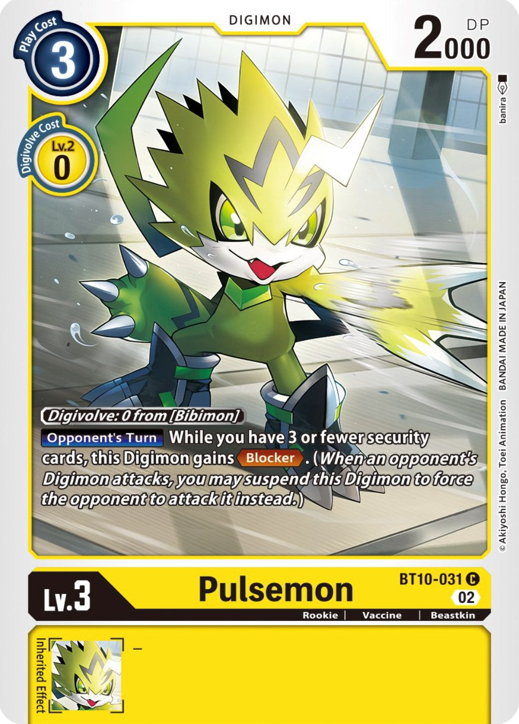 Pulsemon [BT10-031] [Xros Encounter] | Anubis Games and Hobby