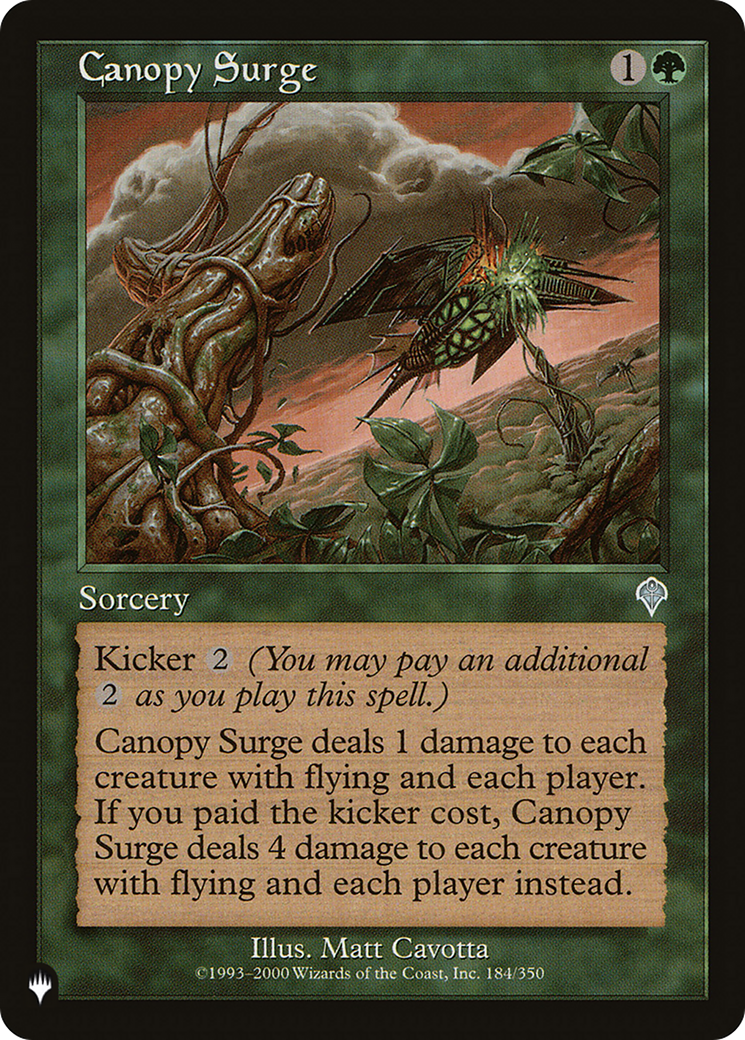 Canopy Surge [The List Reprints] | Anubis Games and Hobby