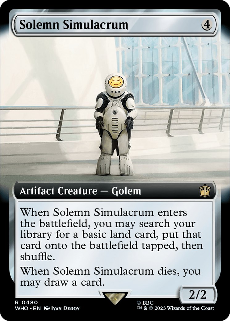 Solemn Simulacrum (Extended Art) [Doctor Who] | Anubis Games and Hobby