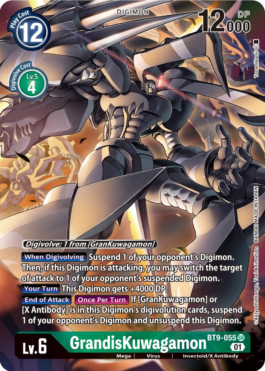 GrandisKuwagamon [BT9-055] (Alternate Art) [X Record] | Anubis Games and Hobby