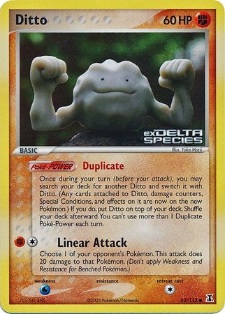 Ditto (62/113) (Stamped) [EX: Delta Species] | Anubis Games and Hobby