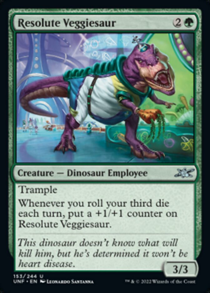 Resolute Veggiesaur [Unfinity] | Anubis Games and Hobby