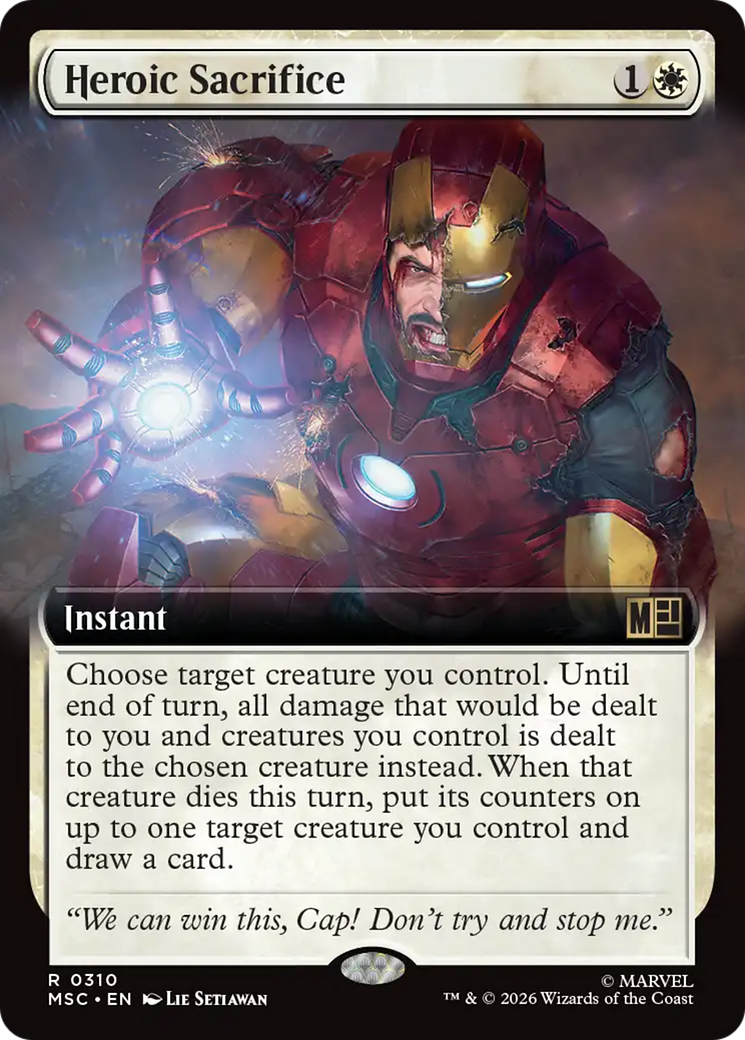 Heroic Sacrifice (Extended Art) [Marvel Super Heroes Commander] | Anubis Games and Hobby
