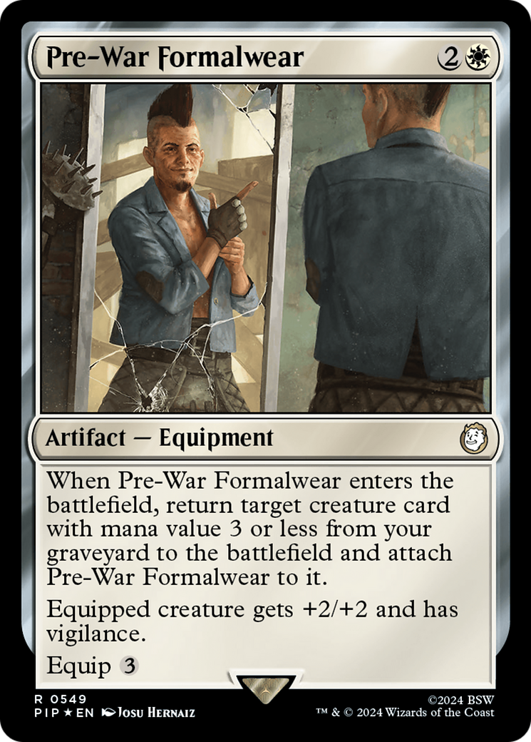 Pre-War Formalwear (Surge Foil) [Fallout] | Anubis Games and Hobby