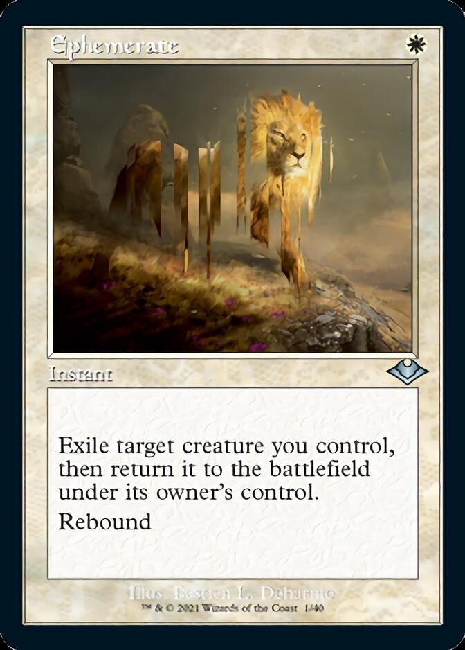 Ephemerate (Retro Foil Etched) [Modern Horizons] | Anubis Games and Hobby