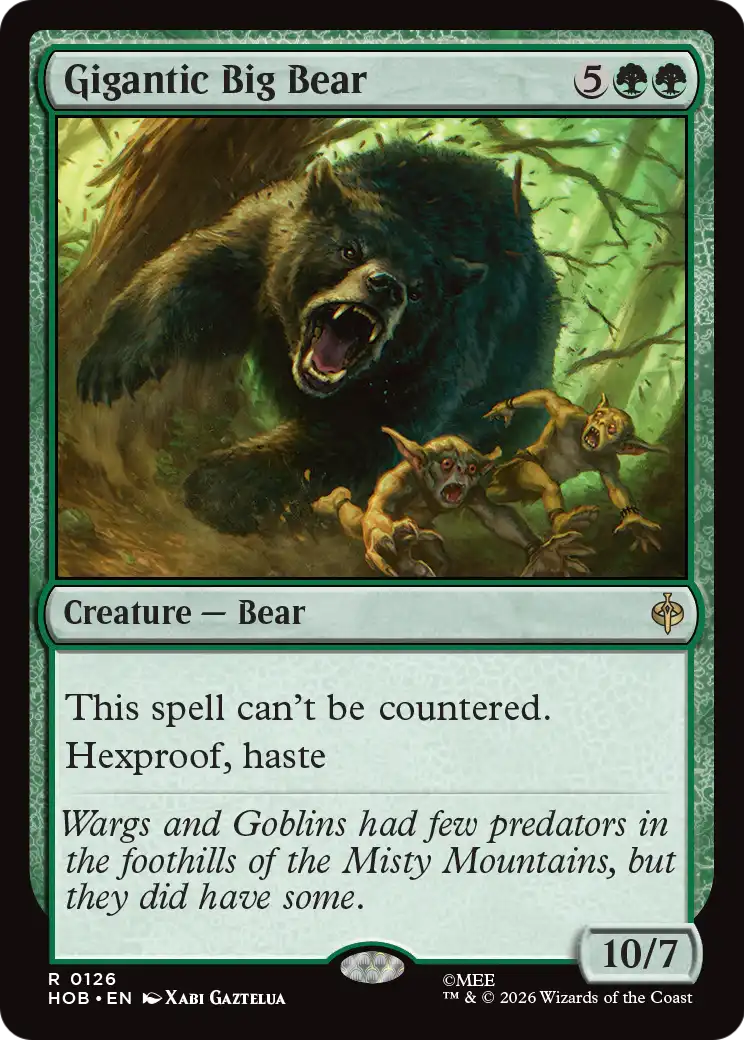 Gigantic Big Bear [The Hobbit] | Anubis Games and Hobby
