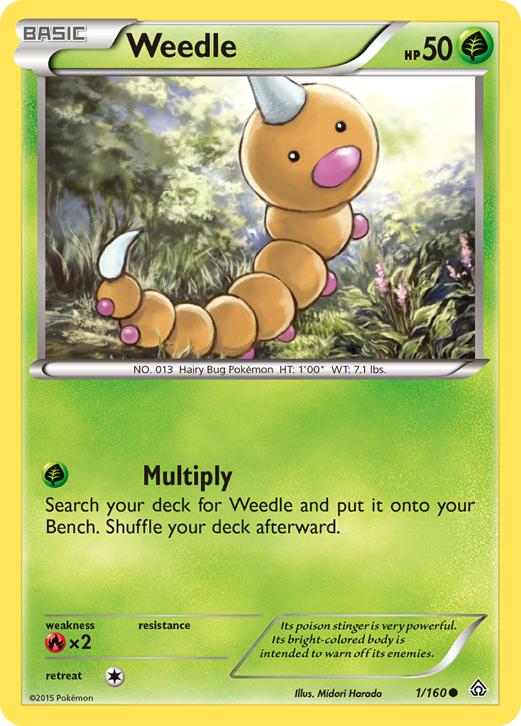 Weedle (1/160) [XY: Primal Clash] | Anubis Games and Hobby