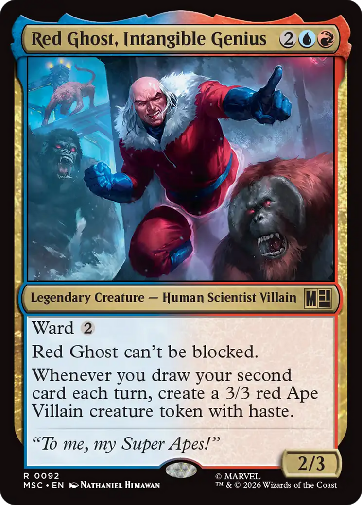 Red Ghost, Intangible Genius [Marvel Super Heroes Commander] | Anubis Games and Hobby