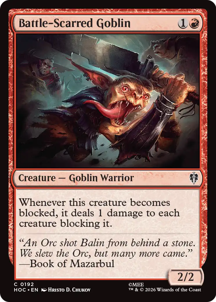 Battle-Scarred Goblin [The Hobbit: Eternal-Legal] | Anubis Games and Hobby