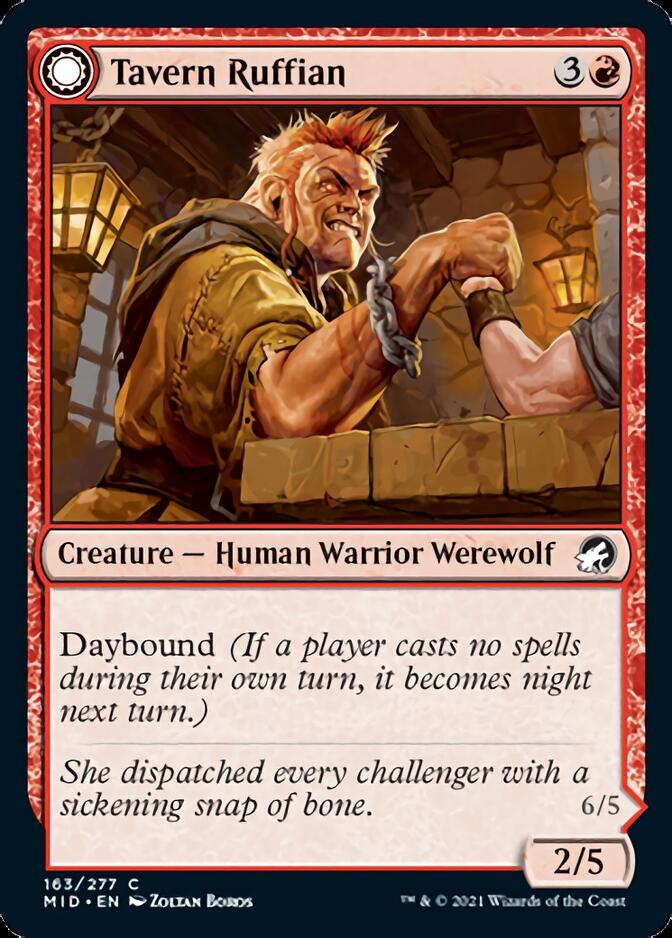 Tavern Ruffian // Tavern Smasher [Innistrad: Midnight Hunt] | Anubis Games and Hobby