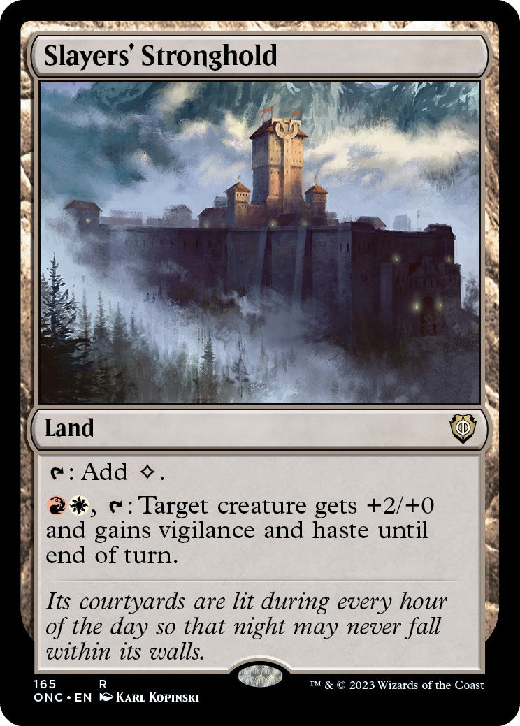 Slayers' Stronghold [Phyrexia: All Will Be One Commander] | Anubis Games and Hobby