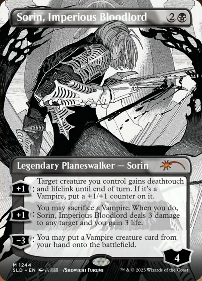 Sorin, Imperious Bloodlord (Borderless) [Secret Lair Drop Series] | Anubis Games and Hobby