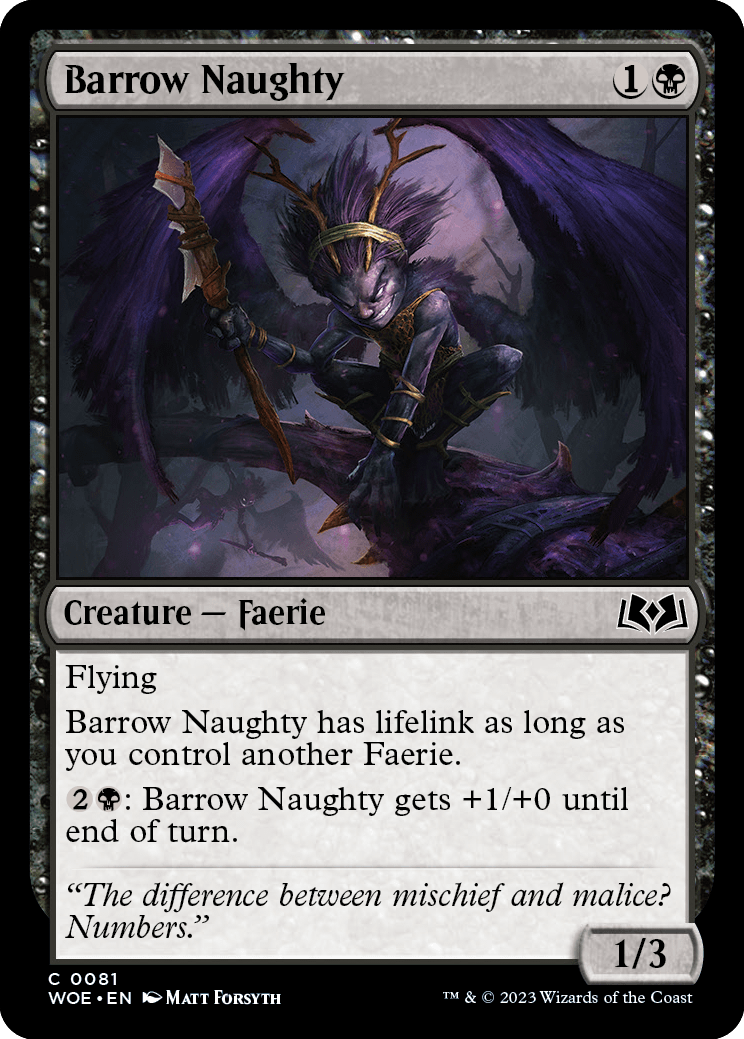 Barrow Naughty [Wilds of Eldraine] | Anubis Games and Hobby