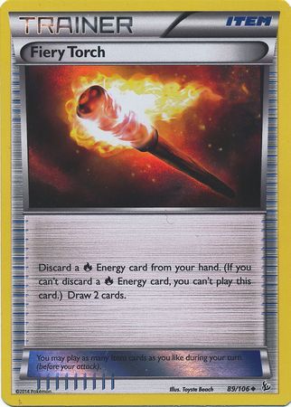 Fiery Torch (89/106) (Sheen Holo Pyroar Collection Exclusive) [XY: Flashfire] | Anubis Games and Hobby