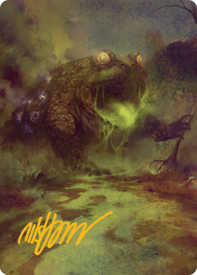 The Gitrog Monster Art Card (Gold-Stamped Signature) [Bloomburrow Art Series] | Anubis Games and Hobby