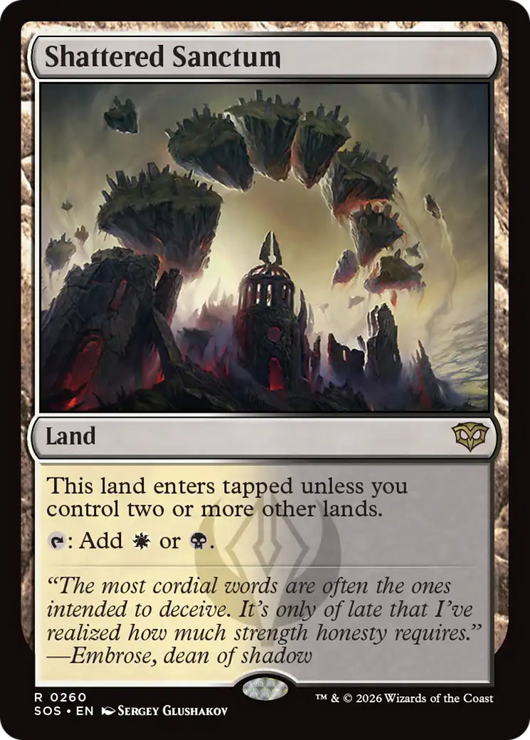 Shattered Sanctum [Secrets of Strixhaven] | Anubis Games and Hobby