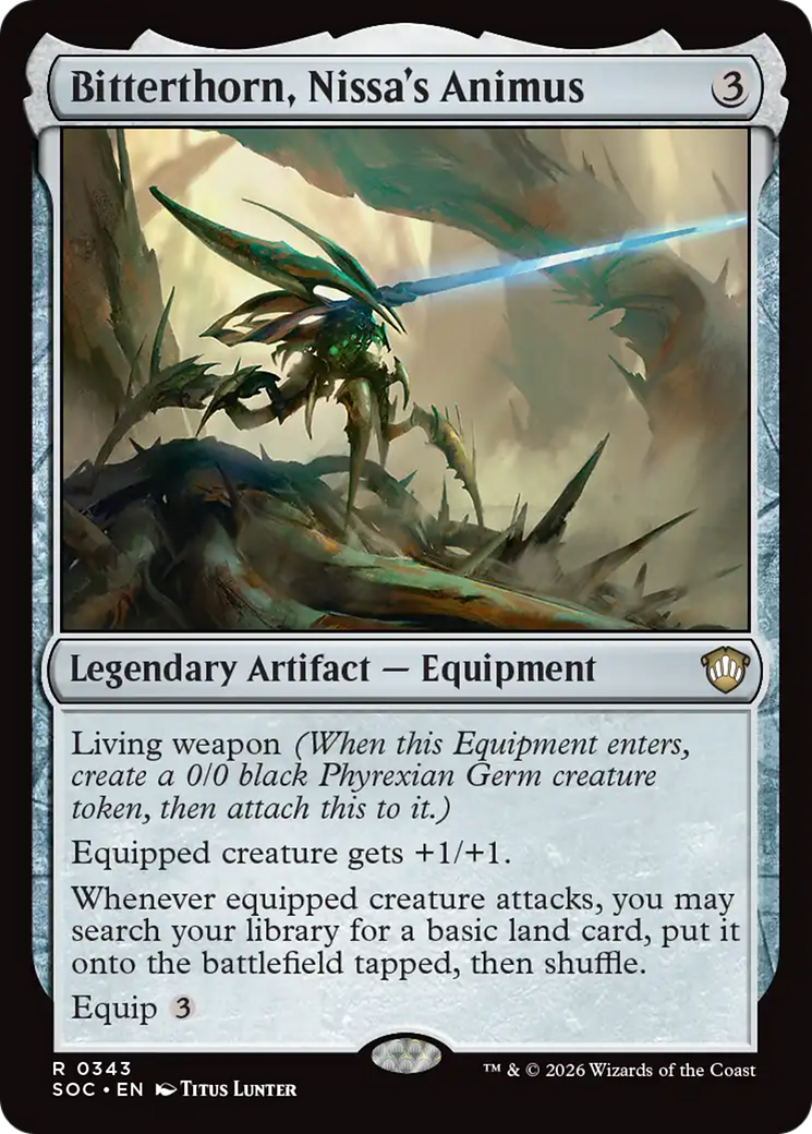 Bitterthorn, Nissa's Animus [Secrets of Strixhaven Commander] | Anubis Games and Hobby