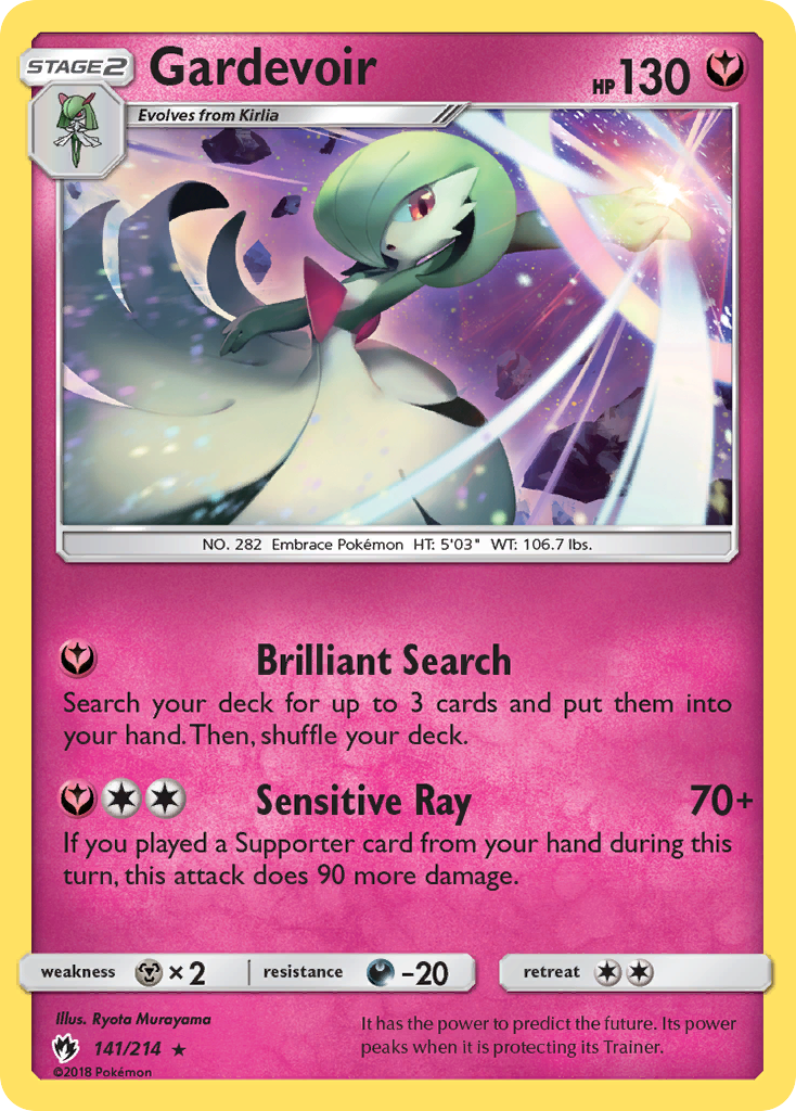 Gardevoir (141/214) [Sun & Moon: Lost Thunder] | Anubis Games and Hobby