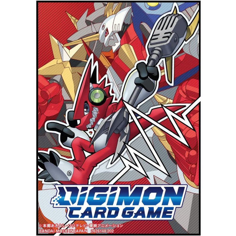 Digimon TCG Sleeves (2022) - Shoutmon | Anubis Games and Hobby