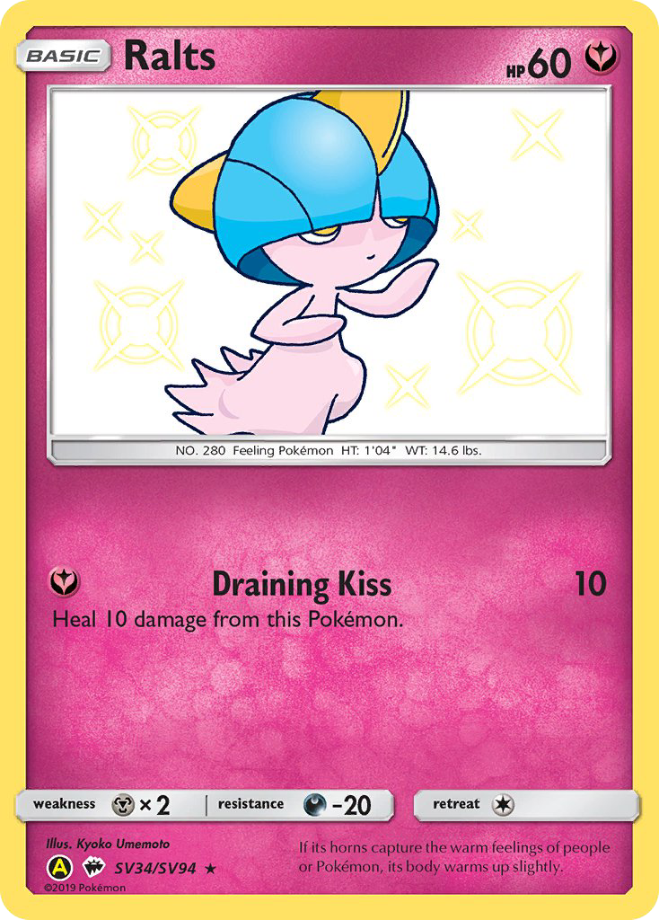 Ralts (SV34/SV94) [Sun & Moon: Hidden Fates - Shiny Vault] | Anubis Games and Hobby