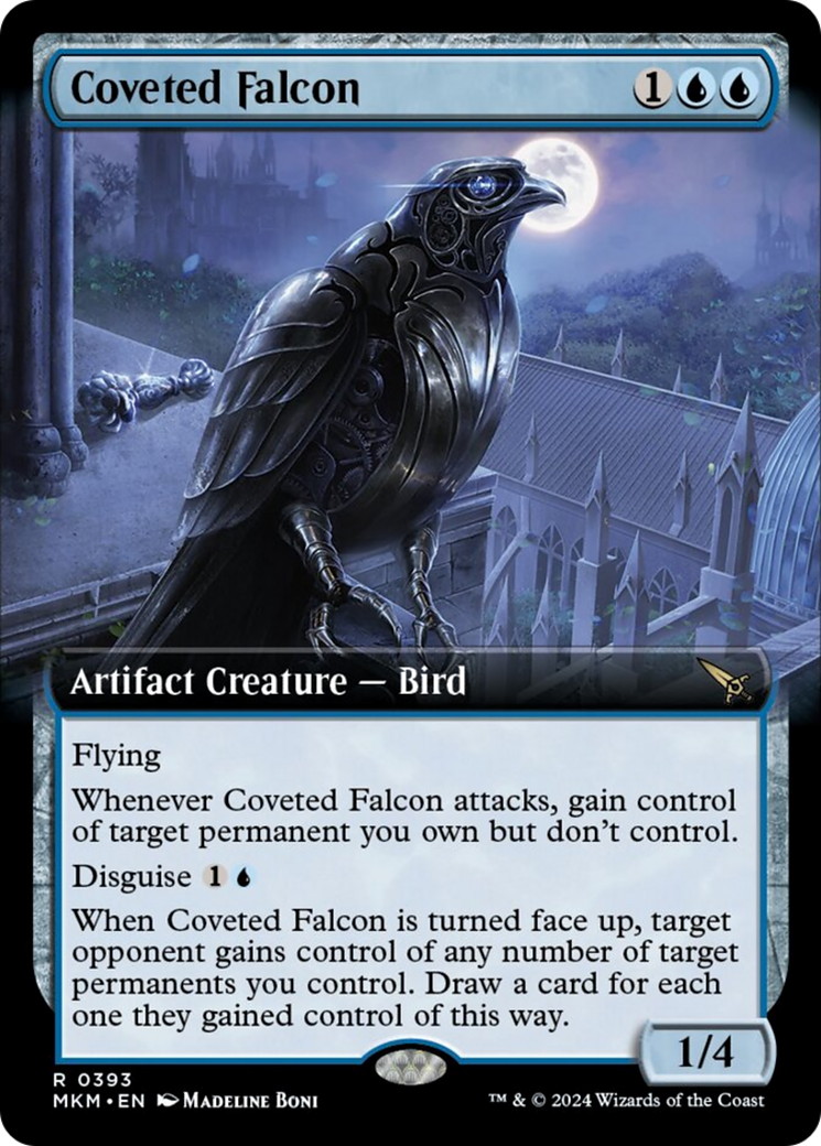 Coveted Falcon (Extended Art) [Murders at Karlov Manor] | Anubis Games and Hobby