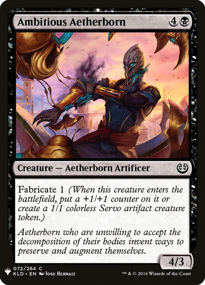 Ambitious Aetherborn [Mystery Booster] | Anubis Games and Hobby