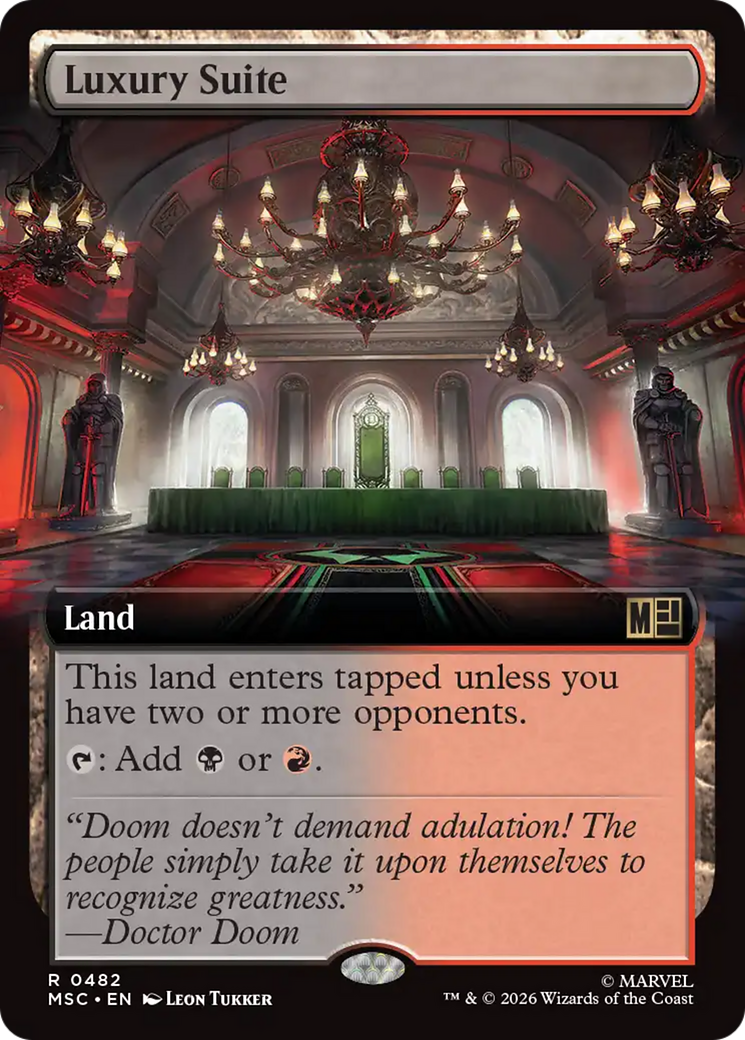Luxury Suite (Extended Art) [Marvel Super Heroes Commander] | Anubis Games and Hobby