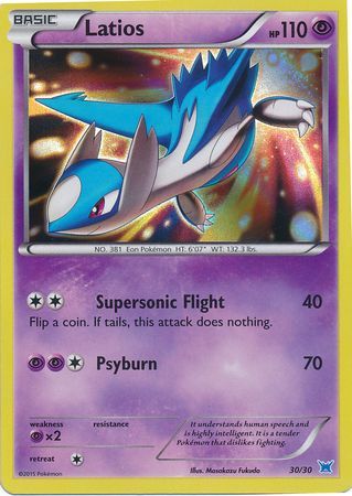 Latios (30/30) [XY: Trainer Kit 2 - Latios] | Anubis Games and Hobby