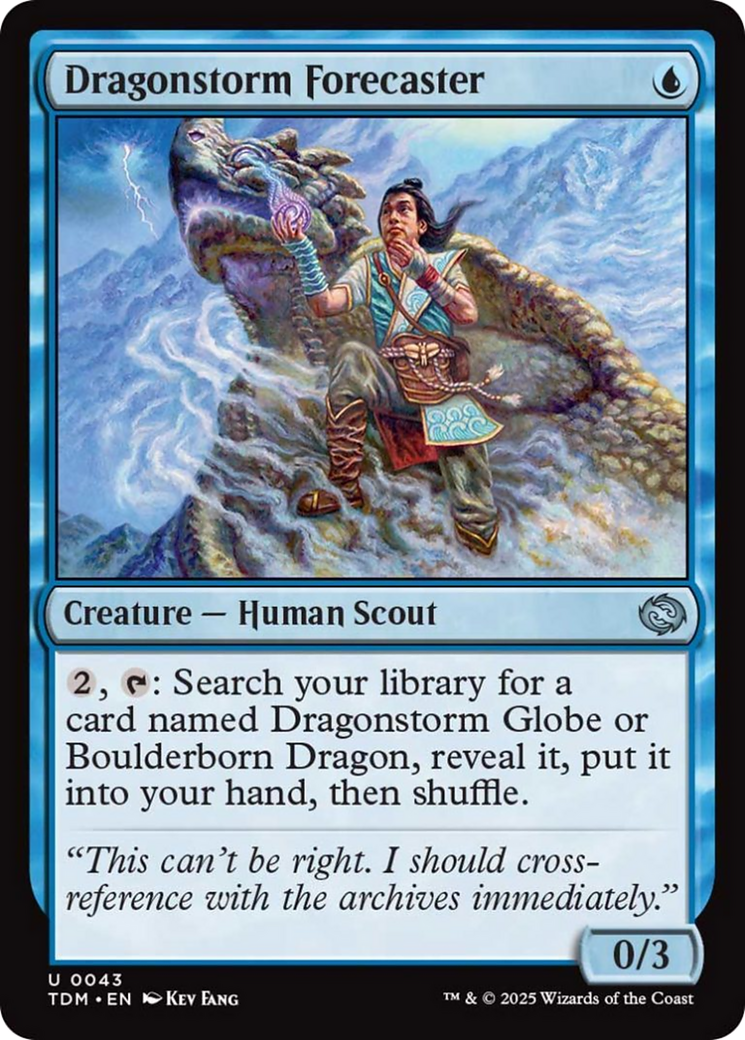 Dragonstorm Forecaster [Tarkir: Dragonstorm] | Anubis Games and Hobby