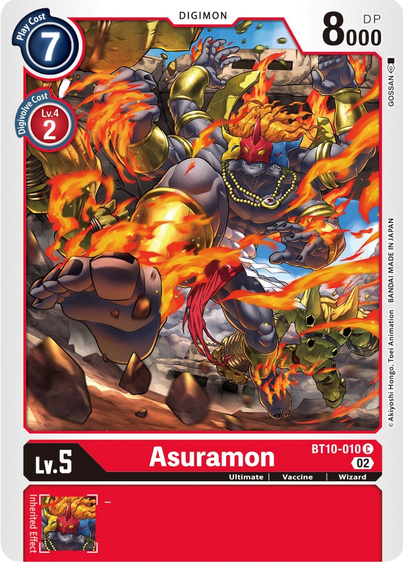 Asuramon [BT10-010] [Xros Encounter] | Anubis Games and Hobby