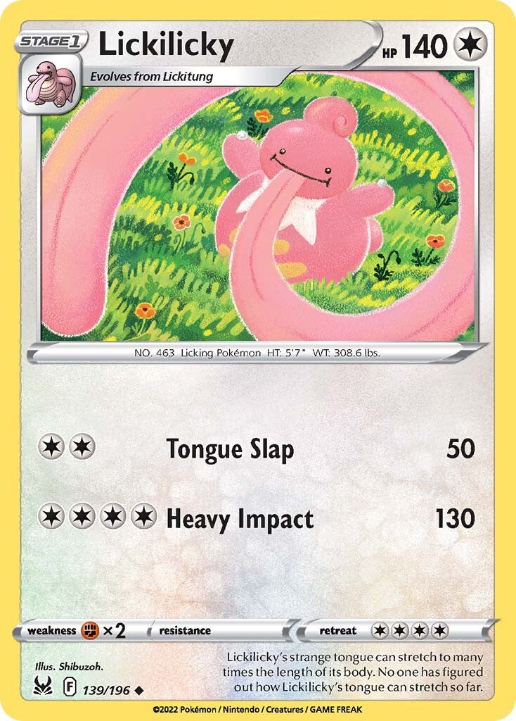 Lickilicky (139/196) [Sword & Shield: Lost Origin] | Anubis Games and Hobby