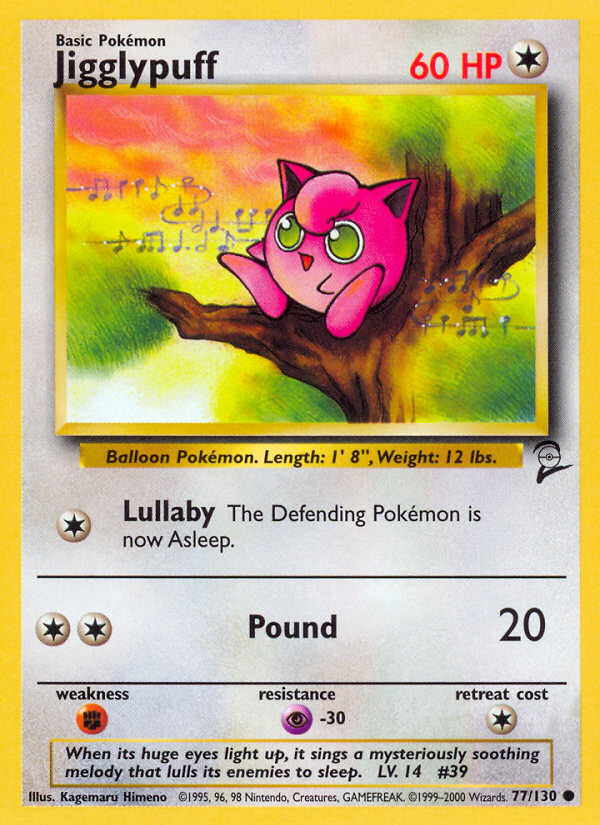 Jigglypuff (77/130) [Base Set 2] | Anubis Games and Hobby