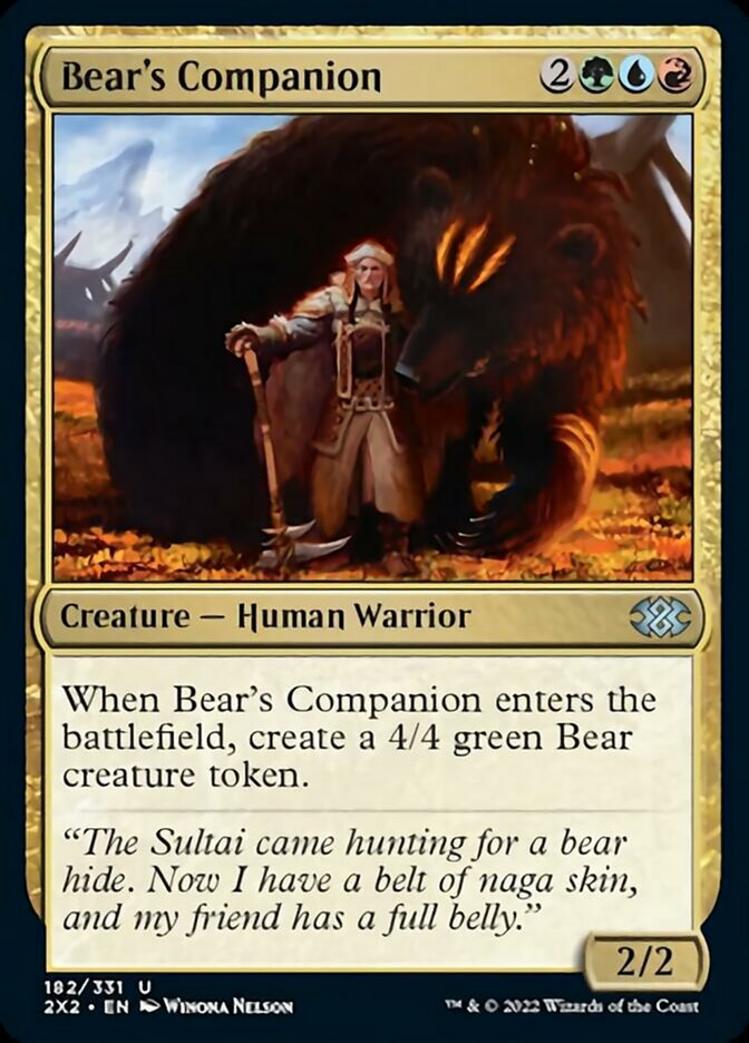 Bear's Companion [Double Masters 2022] | Anubis Games and Hobby