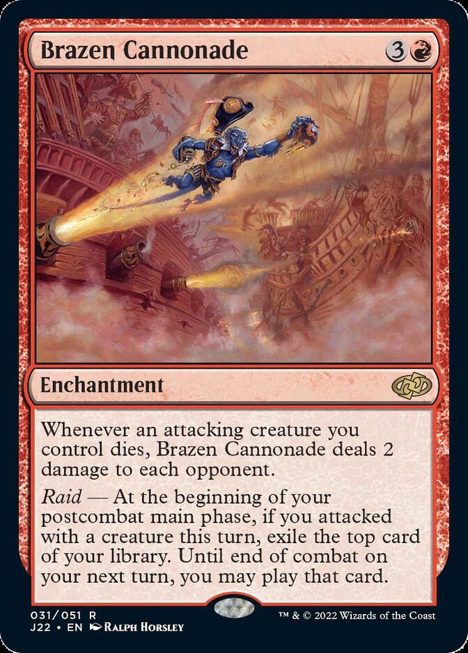 Brazen Cannonade [Jumpstart 2022] | Anubis Games and Hobby