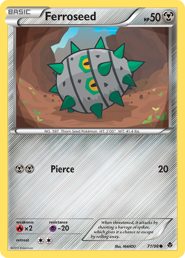 Ferroseed (71/98) [Black & White: Emerging Powers] | Anubis Games and Hobby