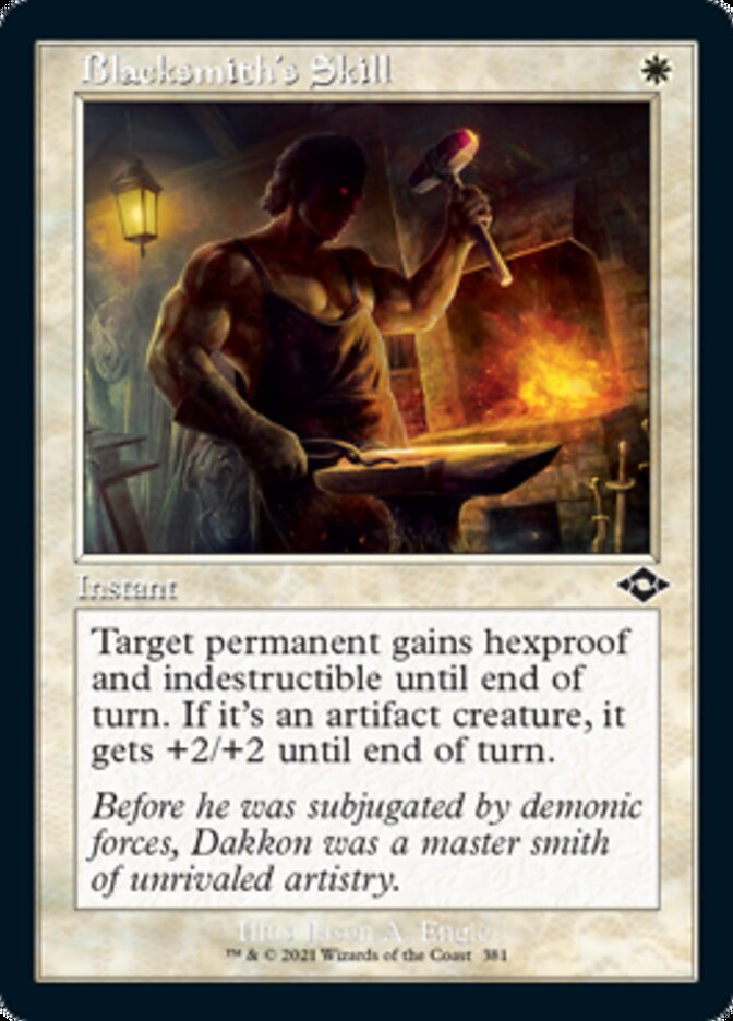 Blacksmith's Skill (Retro Foil Etched) [Modern Horizons 2] | Anubis Games and Hobby