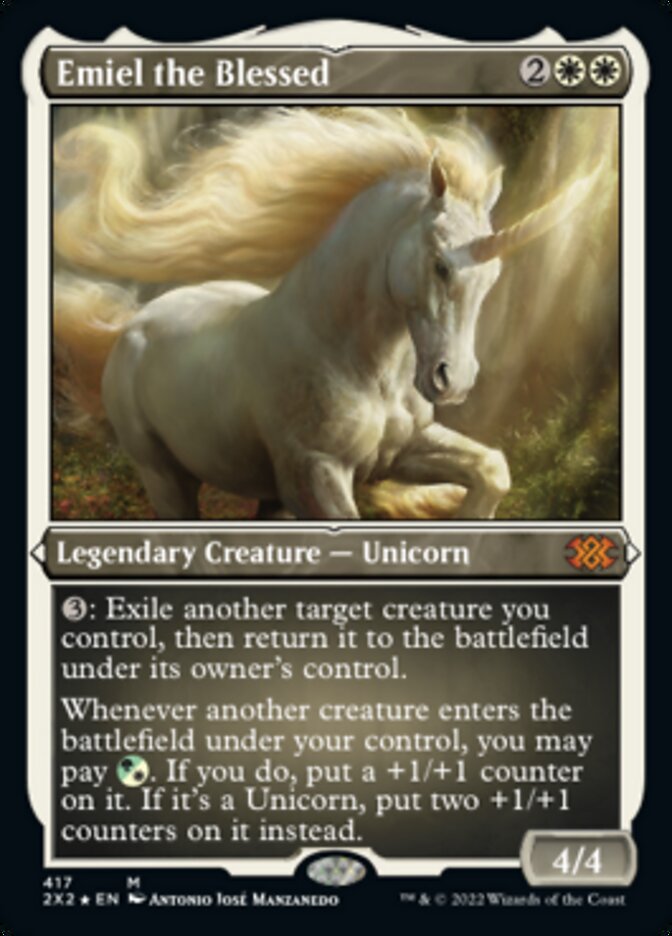 Emiel the Blessed (Foil Etched) [Double Masters 2022] | Anubis Games and Hobby