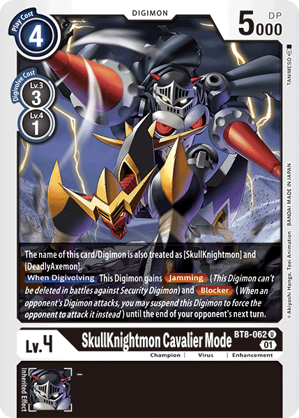 SkullKnightmon: Cavalier Mode [BT8-062] [New Awakening] | Anubis Games and Hobby