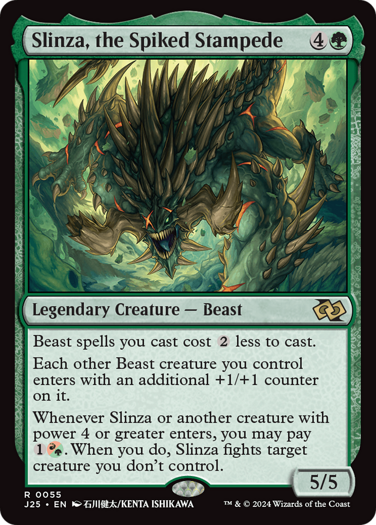 Slinza, the Spiked Stampede [Foundations Jumpstart] | Anubis Games and Hobby