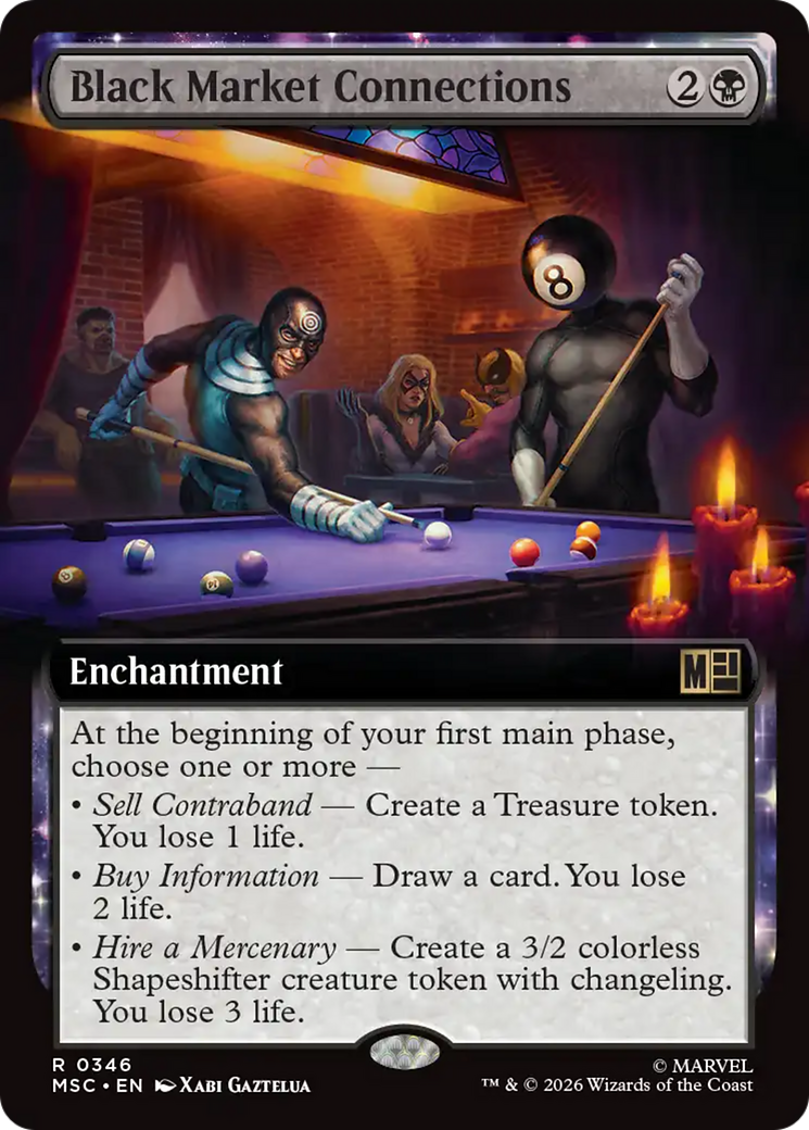 Black Market Connections (Extended Art) [Marvel Super Heroes Commander] | Anubis Games and Hobby