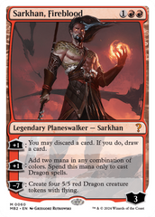 Sarkhan, Fireblood (White Border) [Mystery Booster 2] | Anubis Games and Hobby