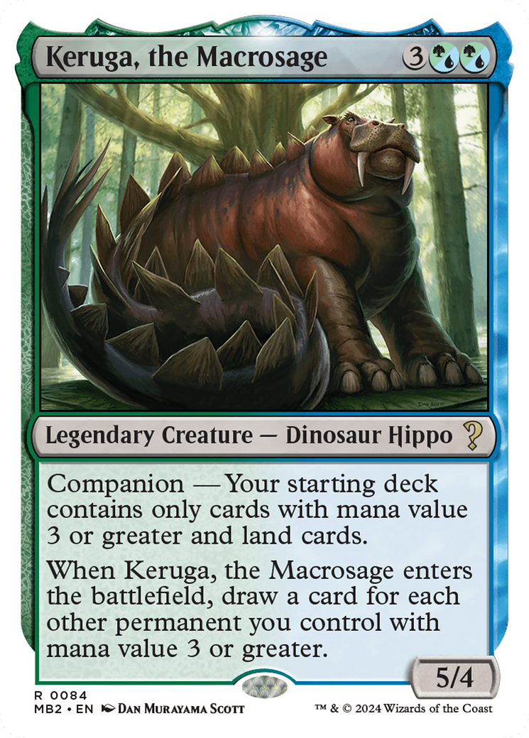 Keruga, the Macrosage (White Border) [Mystery Booster 2] | Anubis Games and Hobby