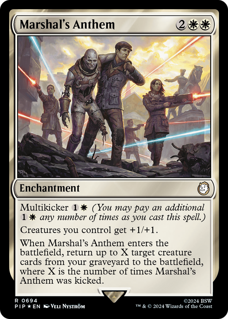 Marshal's Anthem (Surge Foil) [Fallout] | Anubis Games and Hobby