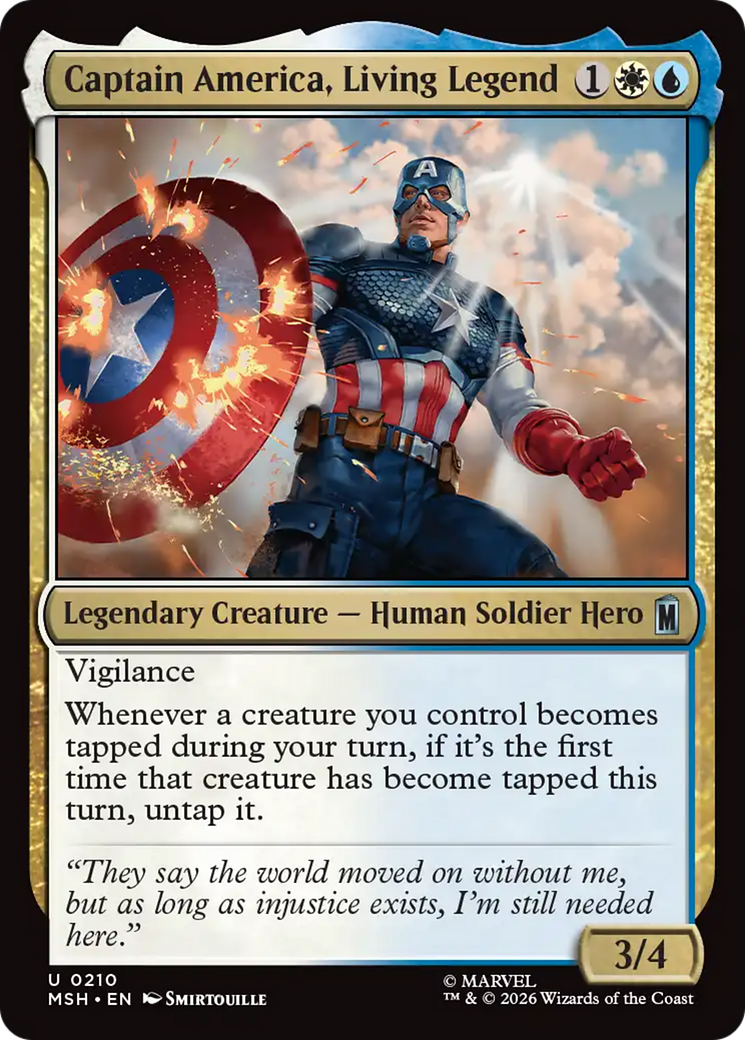 Captain America, Living Legend [Marvel Super Heroes] | Anubis Games and Hobby
