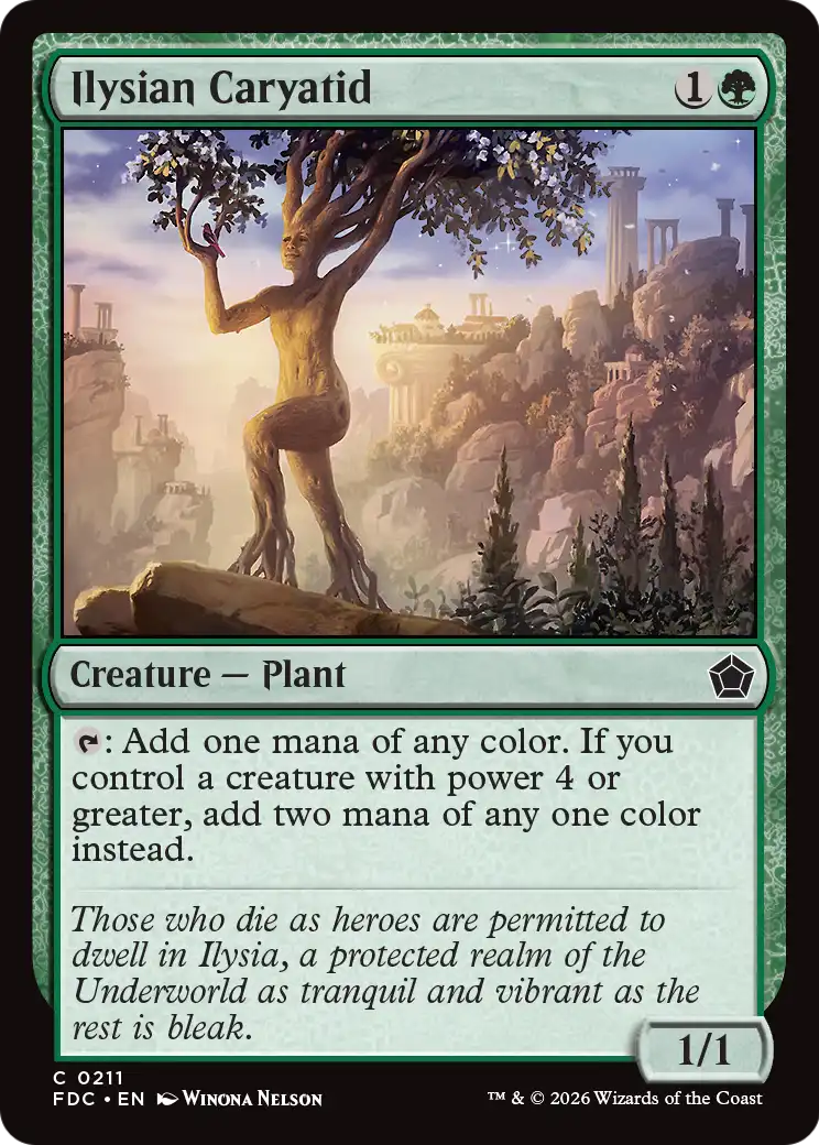 Ilysian Caryatid [Foundations Commander] | Anubis Games and Hobby