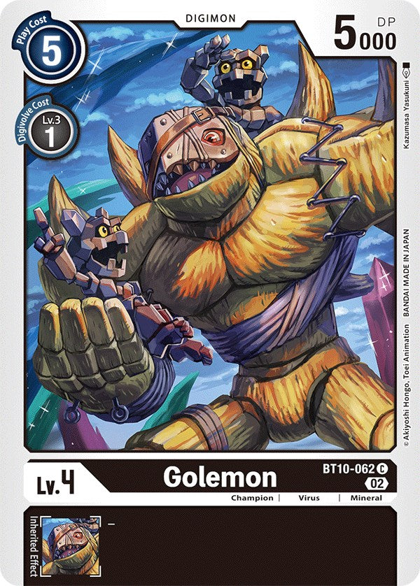 Golemon [BT10-062] [Xros Encounter] | Anubis Games and Hobby