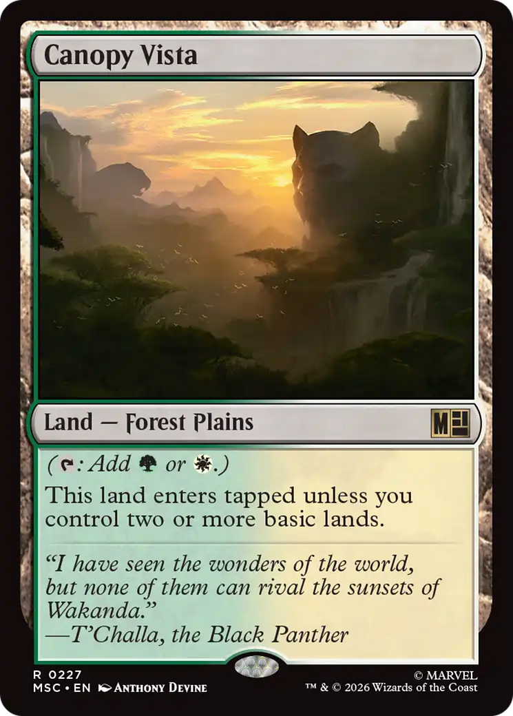 Canopy Vista [Marvel Super Heroes Commander] | Anubis Games and Hobby